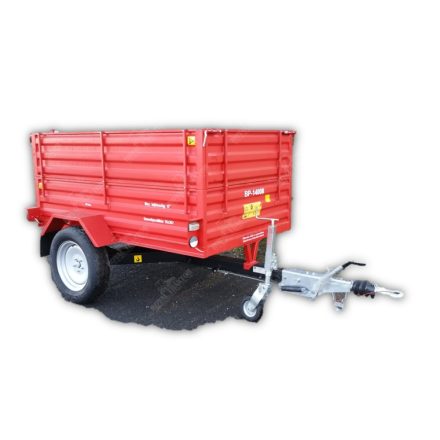 Bagodi BP-1400 R Mezőgazdasági ráfutófékes pótkocsi magasítóval