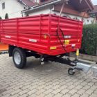 Bagodi BP -1500 R Mezőgazdasági ráfutófékes pótkocsi három oldalra billenő