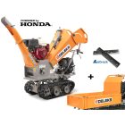 DELEKS DK-800-GREEN-Honda Önjáró nyomkövetős ágaprító