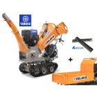 DELEKS DK-800-GREEN-YAMAHA Önjáró nyomkövetős ágaprító