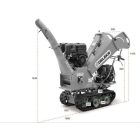 DELEKS DK-800-GREEN-YAMAHA Önjáró nyomkövetős ágaprító