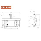 Deleks LN-200-C Hólapát 3 pontos felfüggesztéssel