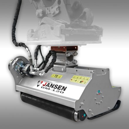 JANSEN BM-120 Hidraulikus Mini Kotrógép Szárzúzó