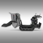 JANSEN RD-300S Lánctalpas Dömper - Benzinmotor, Hidraulikus Billenőplató, Önrakodó Funkció