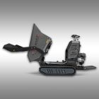  JANSEN RD-500S Lánctalpas Dömper 9 LE Hidrosztatikus, Önrakodó Rendszerrel