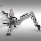 Jansen BHM-225 Függesztett Hidraulikus Árokásó / Kotrógép Traktorhoz Csatlakoztatható