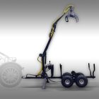 Jansen HRW-15 Rönkszállító Pótkocsi