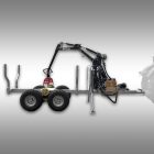 Jansen HRW-15pro horganyzott rönkszállító pótkocsi