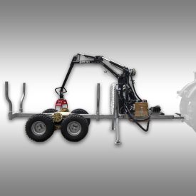 Jansen HRW-15pro horganyzott rönkszállító pótkocsi