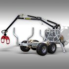 Jansen HRW-15pro horganyzott rönkszállító pótkocsi