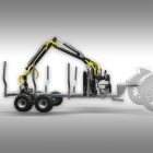 Jansen HRW-30 rönkszállító pótkocsi