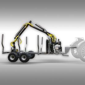 Jansen HRW-30 rönkszállító pótkocsi