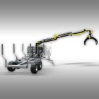 Jansen HRW-30 rönkszállító pótkocsi