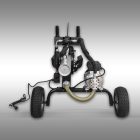 Jansen HS-12L53E Elektromos Rönkhasító, 12 t, 53 cm, Vízszintes, 230V Villanymotor