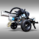 Jansen HS-12L53 Vízszintes Hidraulikus Rönkhasító 12 Tonnás hasítóerővel, Benzinmotor