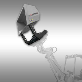   Jansen KS-150H magas billentésű kanál, homlokrakodóhoz, hidraulikus, 1,50 m széles