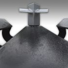 Jansen TS-14L105 Rönkhasító, traktor hidraulikus meghajtású, 14 tonnás, vízszintes kivitel