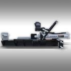 Jansen TS-14L62 Rönkhasító, traktor hidraulikus meghajtású, vízszintes kivitel, 14 tonnás