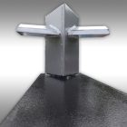 Jansen TS-14L62 Rönkhasító, traktor hidraulikus meghajtású, vízszintes kivitel, 14 tonnás