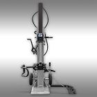 Jansen TS-22B Rönkhasító, 22 tonnás, benzinmotoros (10 LE), függőleges kivitel