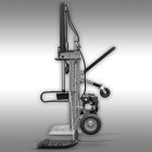 Jansen TS-22B Rönkhasító, 22 tonnás, benzinmotoros (10 LE), függőleges kivitel