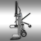 Jansen TS-22E Rönkhasító, 22 tonnás, 5 kW elektromos motorral, függőleges