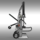 Jansen TS-22E Rönkhasító, 22 tonnás, 5 kW elektromos motorral, függőleges