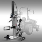 Jansen TS-30 Rönkhasító, 30 tonnás, TLT-meghajtású, függőleges kivitel