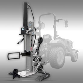   Jansen TS-30 Rönkhasító, 30 tonnás, TLT-meghajtású, függőleges kivitel