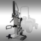 Jansen TS-30K Rönkhasító, 30 tonnás, kombinált meghajtású (TLT + villanymotor), függőleges kivitel