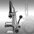 Jansen TS-30 Rönkhasító, 30 tonnás, TLT-meghajtású, függőleges kivitel