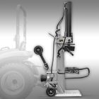 Jansen TS-30 Rönkhasító, 30 tonnás, TLT-meghajtású, függőleges kivitel