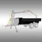 JANSEN Rakodóvályú a HRW-15 rönkszállító pótkocsihoz.